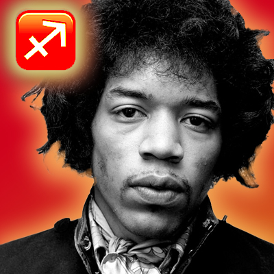 Jimi Hendrix Birth Chart & MBTI Type | Zodiac Birthday Astrology